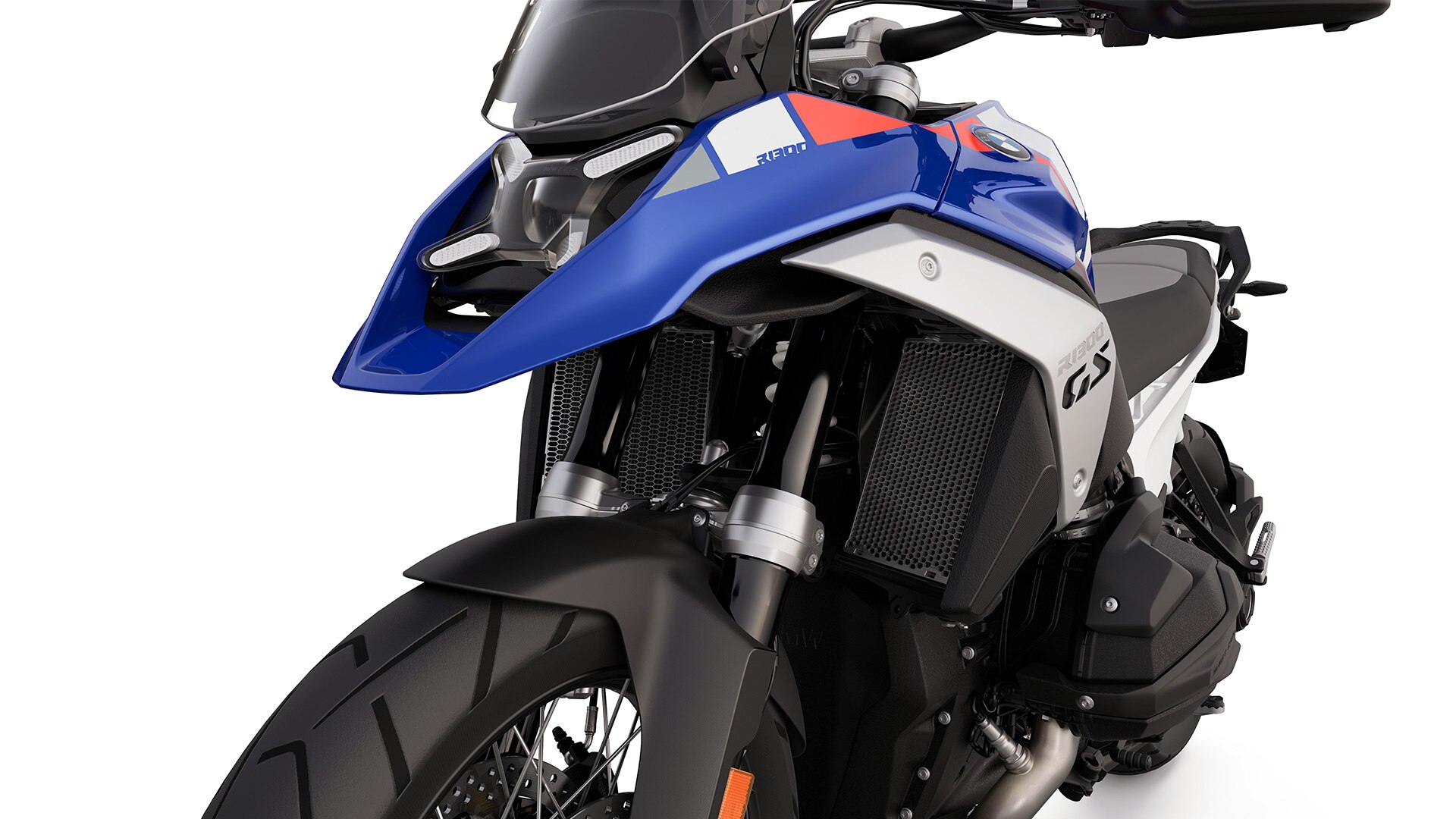 The radiator grille guards of the R 1300 GS from BMW Motorrad
