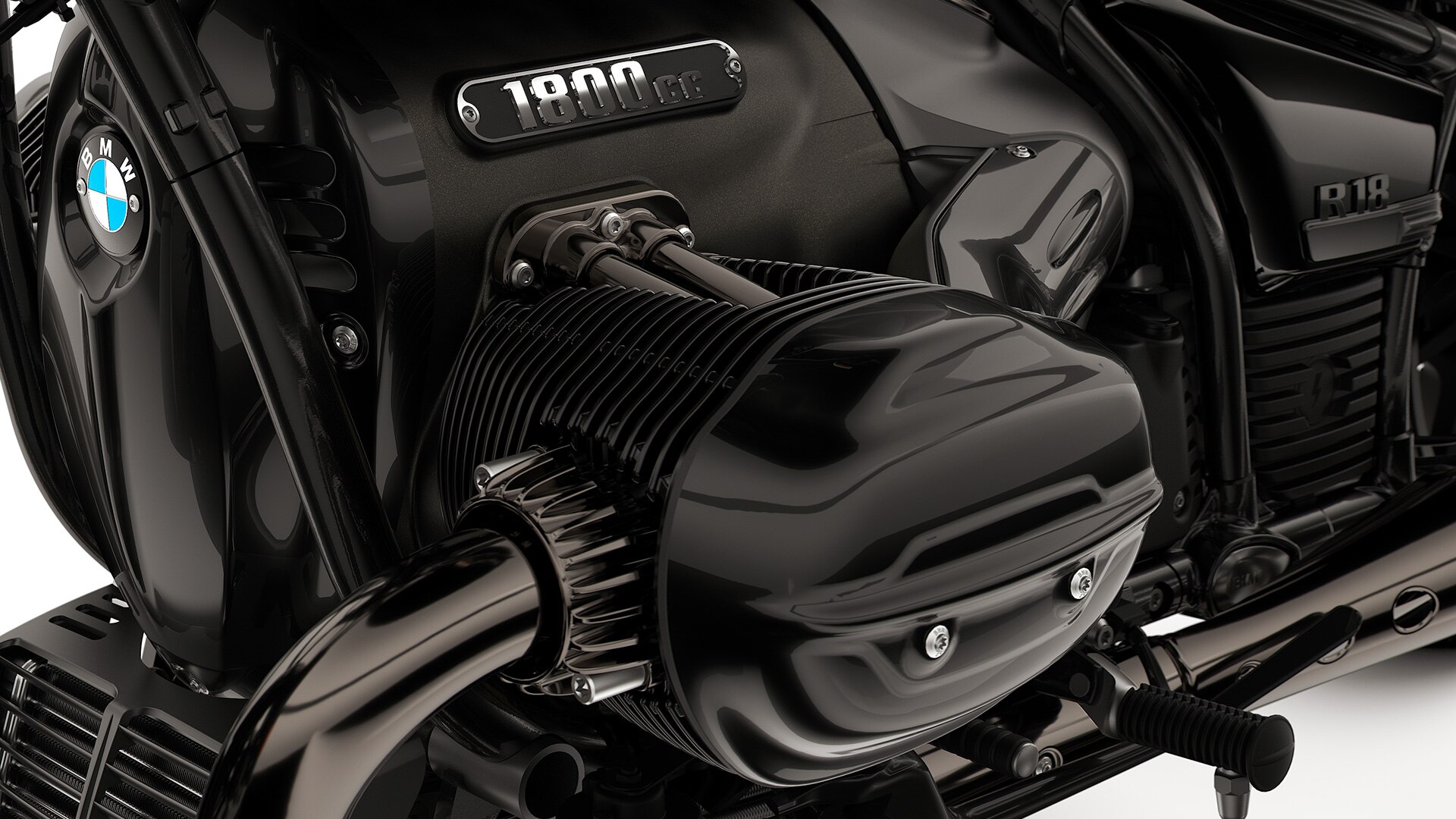 Boxer with push rod