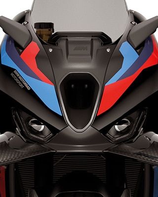Front and windscreen of the M 1000 RR