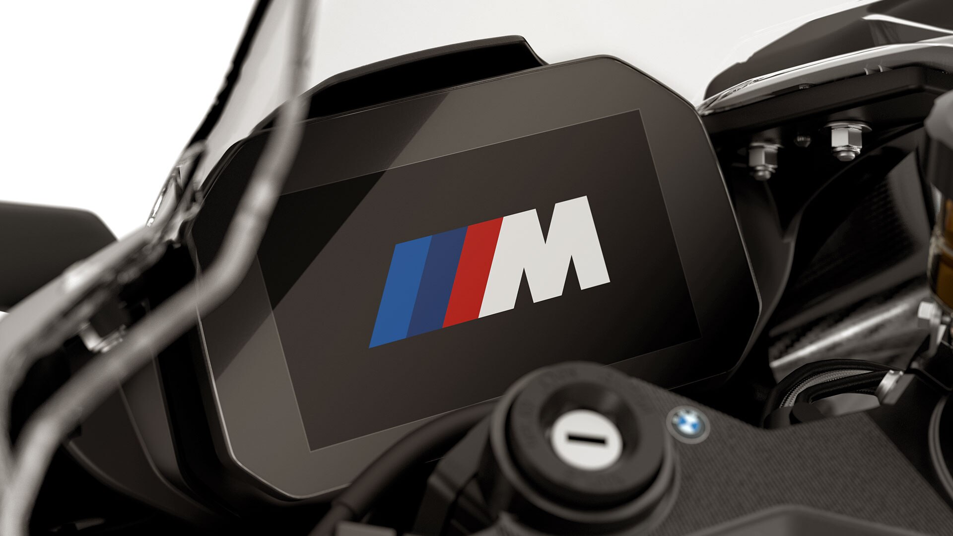 Vidimo animaciju prilikom paljenja motora sa M logom u kokpitu modela M RR.