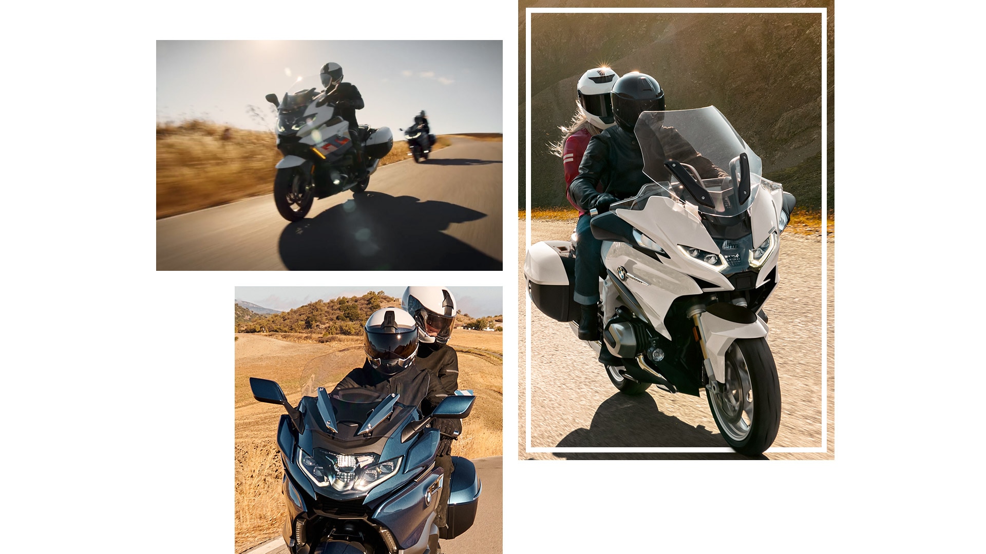 Snimci motocikala BMW Motorrad u pokretu.
